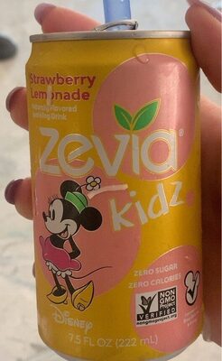 Disney, Strawberry Lemonade Flavored Caffeine Free Sparkling Drink, Strawberry Lemonade