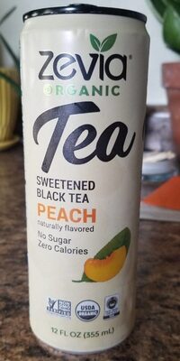 Peach Organic Sweetened Black Tea, Peach