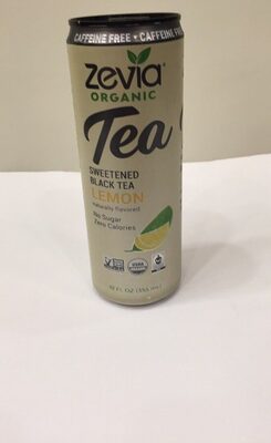 Lemon Organic Sweetened Black Tea, Lemon