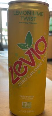 Zero Calorie Lemon Lime Twist Soda, Lemon; Lime
