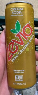 Cream Zero Calorie Soda, Cream