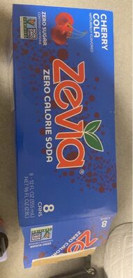 Cherry Cola Flavored Zero Calorie Soda, Cherry Cola