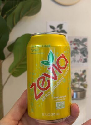 Lemon Lime Twist Flavored Zero Calorie Soda, Lemon Lime Twist