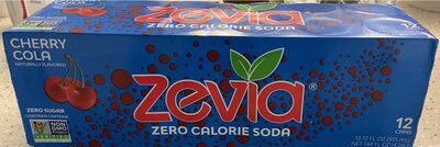 Cherry Cola Falvored Zero Calorie Soda, Cherry Cola