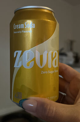 Cream Zero Sugar Soda, Cream