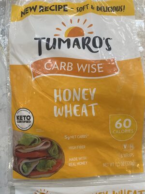 Low-In-Carb Wraps, Honey Wheat
