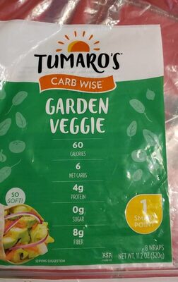 Garden Veggie Wraps