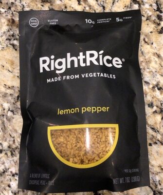 Lemon Pepper A Blend Of Lentils, Chickpeas, Peas + Rice, Lemon Pepper