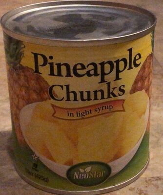 Pineapple Chunks In Light Syrup, Light Syrup
