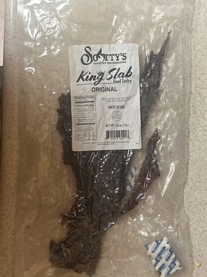 Original Beef Jerky King Slab, Original Beef Jerky