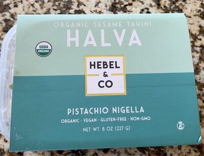 Pistachio Nigella Sesame Tahini Halva, Pistachio Nigella