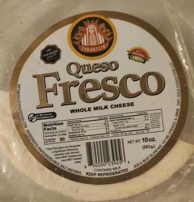 Queso Fresco Whole Milk Cheese, Queso Fresco