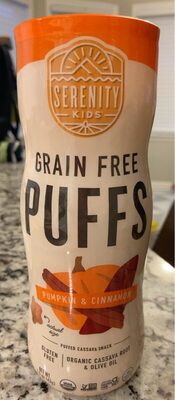 Pumpkin & Cinnamon Grain Free Puffs, Pumpkin & Cinnamon