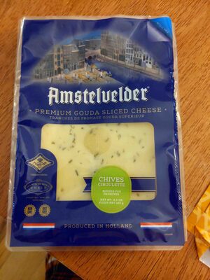 Chives Ciboulette Premium Gouda Sliced Cheese