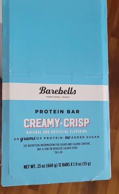 Holiday Crisp With Caramel Flavor Protein Bars, Holiday Crisp With Caramel