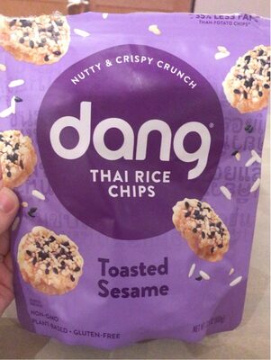 Toasted Sesame Thai Rice Chips, Toasted Sesame