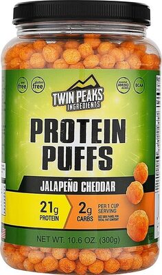Jalapeno Cheddar Protein Puffs, Jalapeno Cheddar