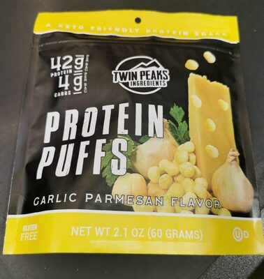 Garlic Parmesan Flavor Protein Puffs, Garlic Parmesan