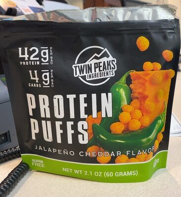 Jalapeno Cheddar Flavor Protein Puffs, Jalapeno Cheddar