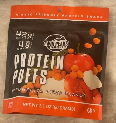 Margherita Pizza Flavor Protein Puffs, Margherita Pizza
