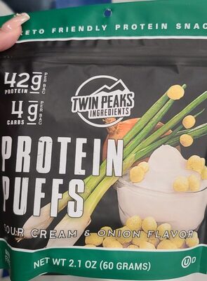 Sour Cream & Onion Flavor Protein Puffs, Sour Cream & Onion