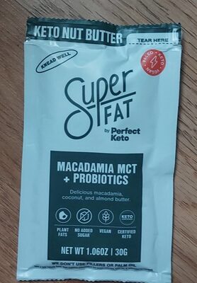 Macadamia Mct + Probiotics Keto Nut Butter, Macadamia Mct + Probiotics