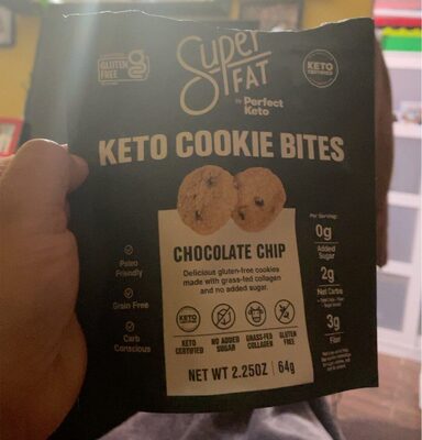 Chocolate Chip Keto Cookie Bites, Chocolate Chip