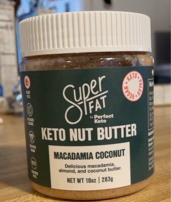 Macadamia Coconut Super Fat Keto Nut Butter, Macadamia Coconut