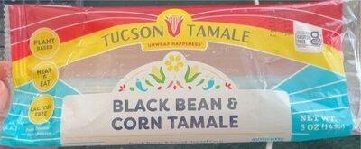 Black Bean & Corn Tamale, Black Bean & Corn
