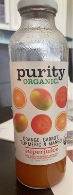 Orange, Carrot, Turmeric & Mango Superjuice, Orange, Carrot, Turmeric & Mango