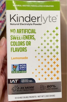 Lemonade Natural Electrolyte Powder, Lemonade