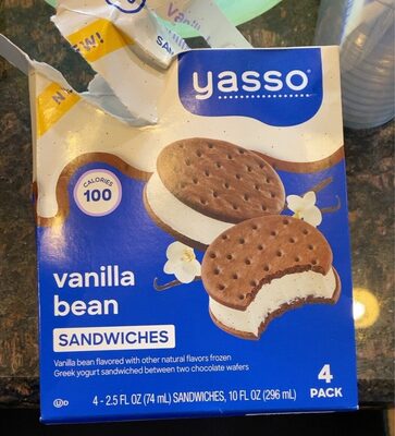 Vanilla Bean Creamy Greek Yogurt Sandwiches, Vanilla Bean