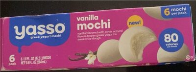 Vanilla Bean Greek Yogurt Mochi, Vanilla; Bean