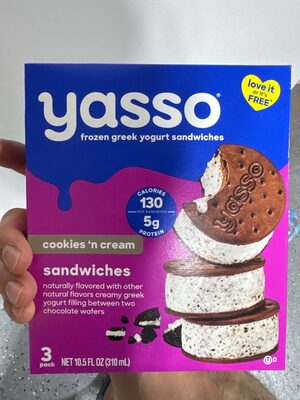 Greek Yogurt Cookies N' Cream Sandwiches, Cookies 'N Cream