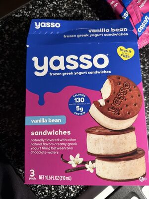 Vanilla Bean Greek Yogurt Sandwiches, Vanilla