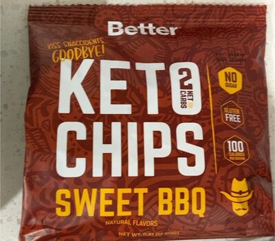 Sweet BBQ Flavored Keto Chips, Sweet BBQ