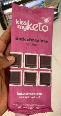 Original Keto Dark Chocolate, Original