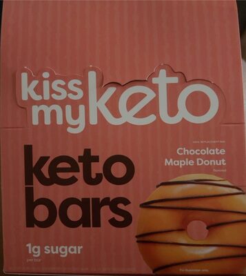 Maple Donut Keto Bars, Maple Donut