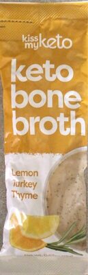 Lemon Turkey Thyme Keto Bone Broth, Lemon Turkey Thyme