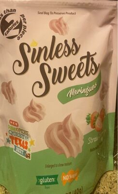 Strawberry Sinless Sweets Meringues, Strawberry