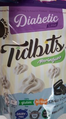 Cookies 'N Cream Diabetic Meringues, Cookies 'N Cream