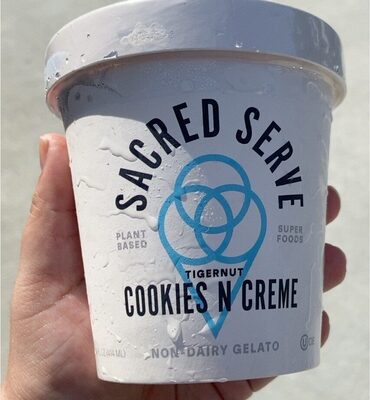 Cookies N Creme Non-Dairy Gelato, Cookies N Creme