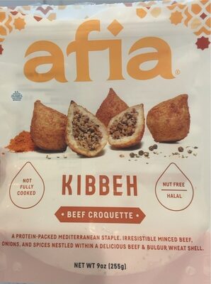 Kibbeh Beef Croquette A Mediterranean Classic. Irresistible Minced Beef, Onions And Spices With A Crusty Bulgur Wheat Shell., Beef Croquette