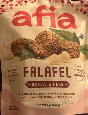 Garlic & Herb Basil Falafel, Garlic & Herb