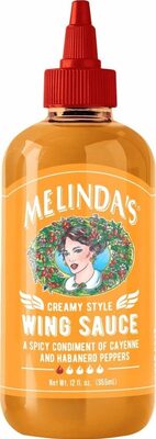 Creamy Style Cayenne-Habanero Wing Sauce And Condiment, Creamy Style