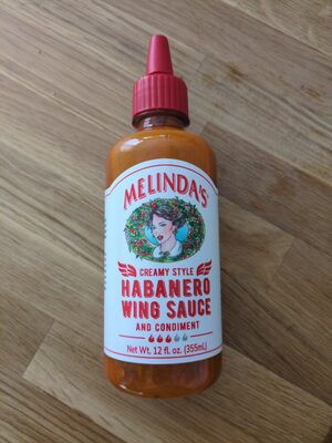 Creamy Style Habanero Wing Sauce And Condiment, Creamy Style