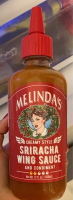 Creamy Style Sriracha Wing Sauce And Condiment