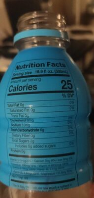 Blue Raspberry Hydration Drink, Blue Raspberry