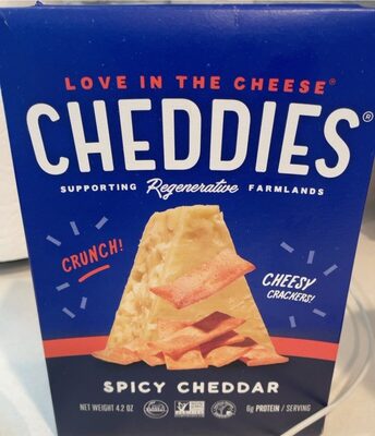 Spicy Cheddar Cheesy Crackers, Cheddar