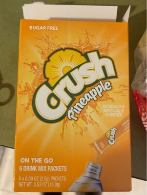 Pineapple Drink Mix Packets, Pineapple